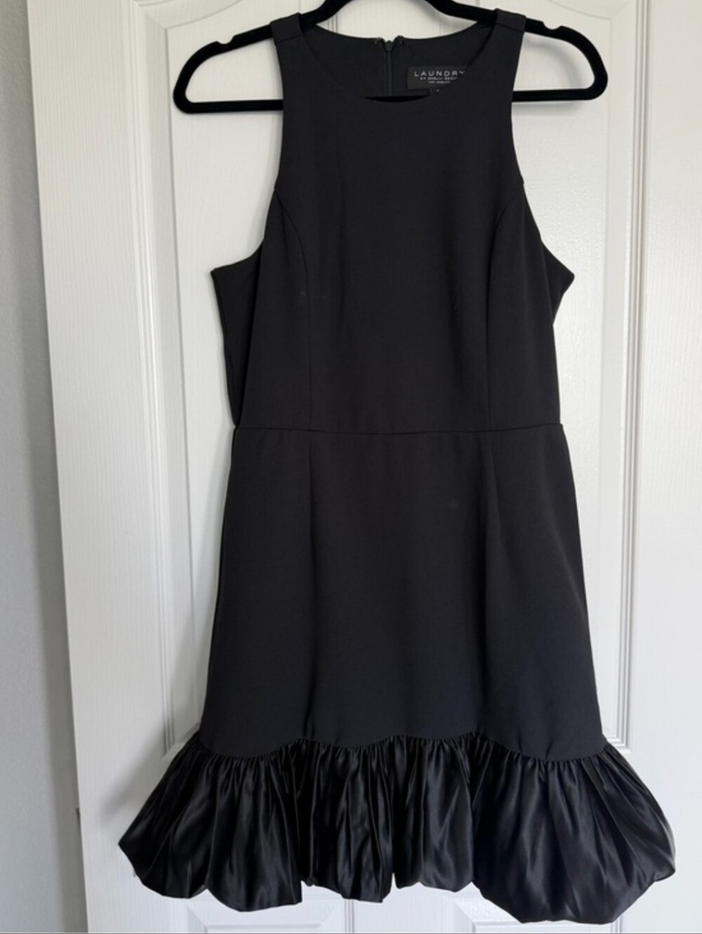 Laundry By Shelli Segal Coco Fit & Flare Dress - Black NWT
